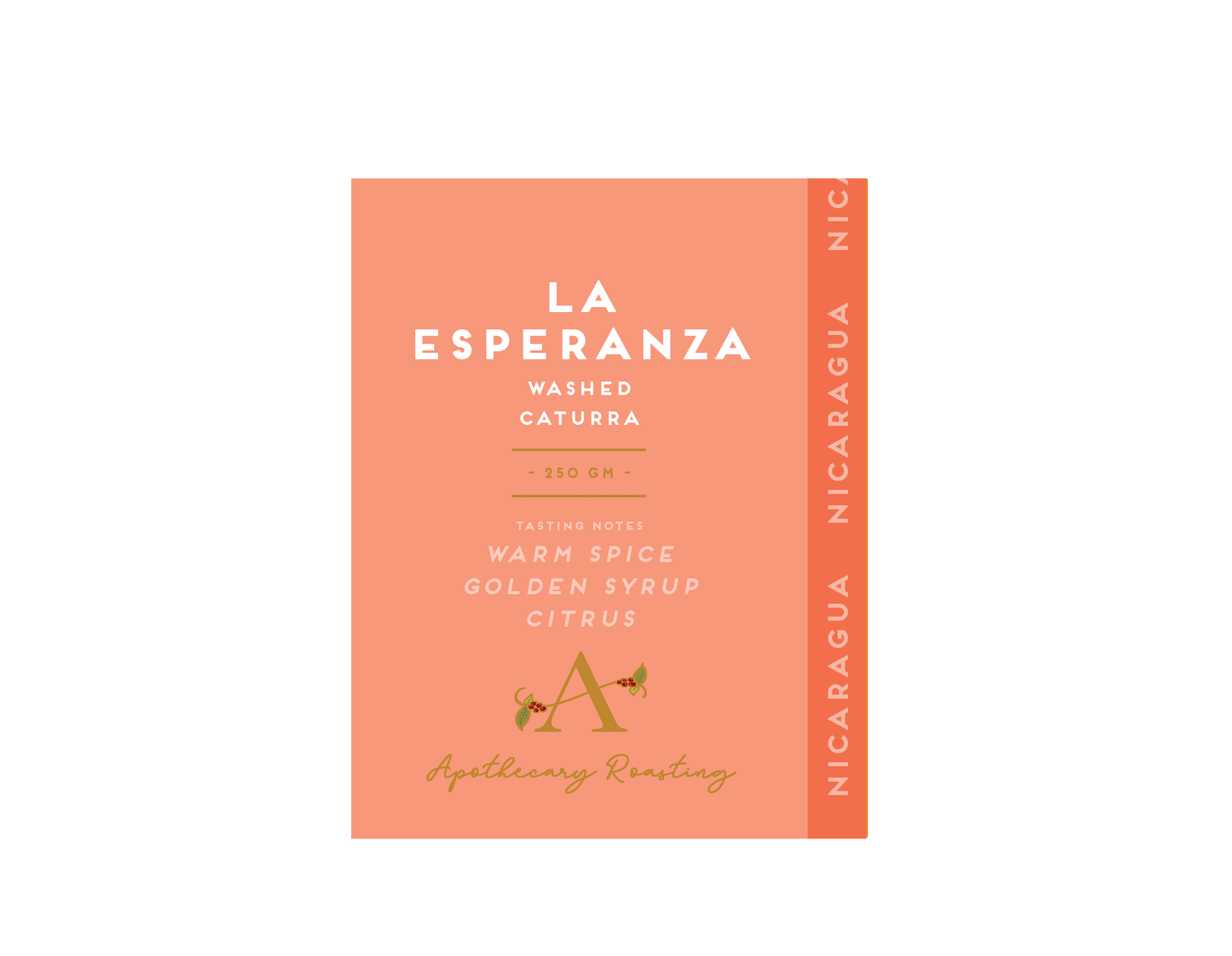 La Esperanza, Nicaragua (250gm) - Apothecary Roasting