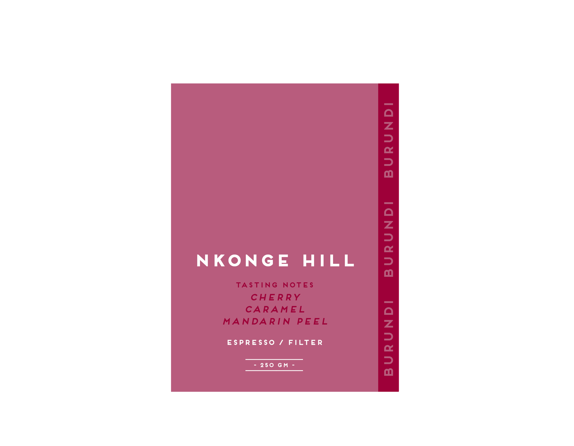 Nkonge Hill, Burundi (250gm) - Apothecary Roasting
