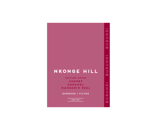 Nkonge Hill, Burundi (250gm) - Apothecary Roasting
